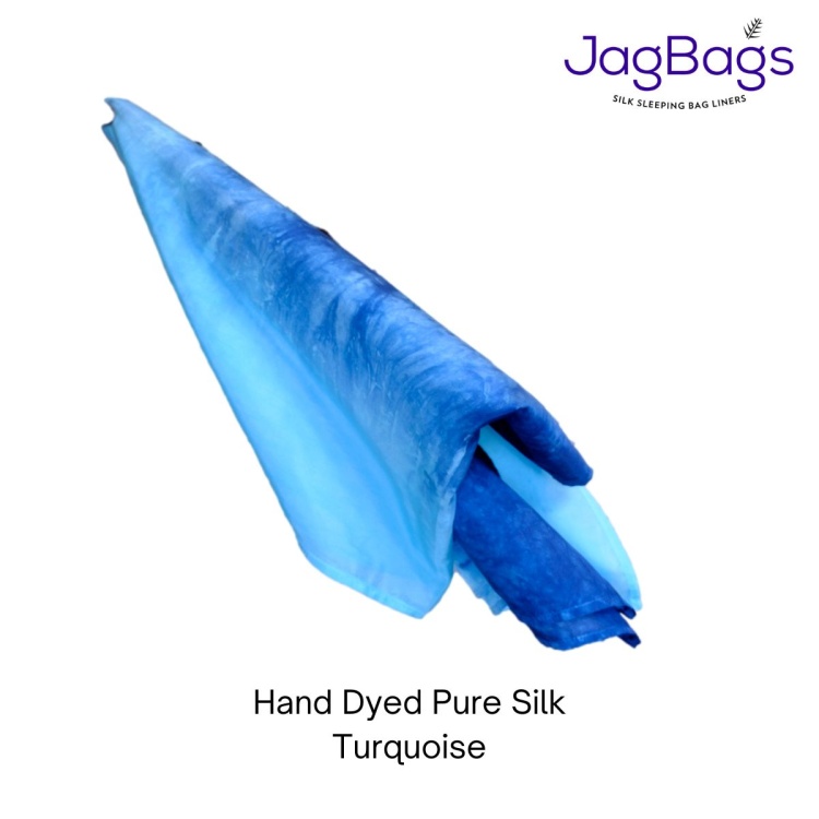 JagBag Long Silk Scarf - Turquoise